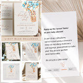 Bruin Beer ballonnen Luidere Raffle Tickets Informatiekaartje