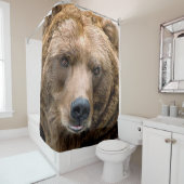 Bruin Beer Douchegordijn (In situ)