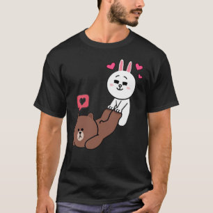 bruin beer en kool Klassieke T-Shirt