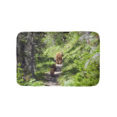 Bruin Beer familie Badmat (Voorkant)