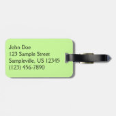 Bruin Beer familie Bagagelabel (Achterkant horizontaal)