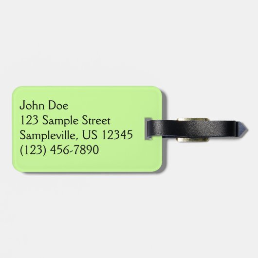 Bruin Beer familie Bagagelabel (Achterkant horizontaal)