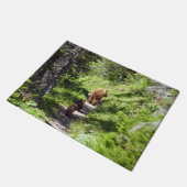 Bruin Beer familie Deurmat (Schuin)