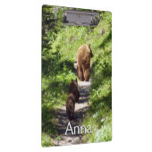 Bruin Beer familie Klembord (Rechts)