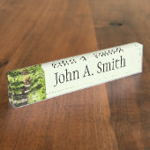 Bruin Beer familie Naambordje (Zijkant)