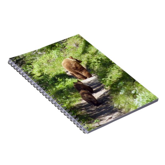 Bruin Beer familie Notitieboek (Rechterzijde)