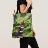 Bruin Beer familie Tote Bag (Dichtbij)