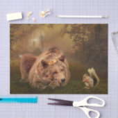 Bruin Beer Fantasy Fairytale Forest Tissuepapier (Craft)