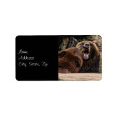 Bruin Beer Foto Etiket (Voorkant)