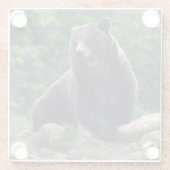 Bruin beer glazen onderzetter (Achterkant)
