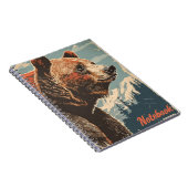 Bruin Beer Grizzly  Notitieboek (Rechterzijde)