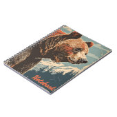 Bruin Beer Grizzly  Notitieboek (Linkerzijde)