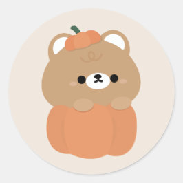 Bruin Beer Halloween Ronde Sticker