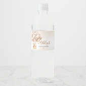 Bruin Beer Hete Luchtballon Waterfles Etiket (Voorkant)