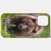 Bruin Beer Hoesje-Mate iPhone Case (Achterkant (horizontaal))