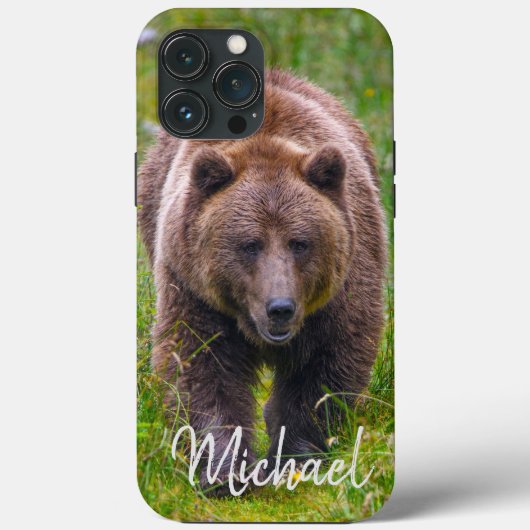 Bruin Beer Hoesje-Mate iPhone Case (Achterkant)