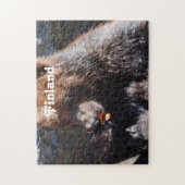 Bruin Beer in Finland Legpuzzel (Verticaal)