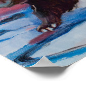 Bruin Beer in Utah, dat door de Rocks loopt Poster (Hoek)