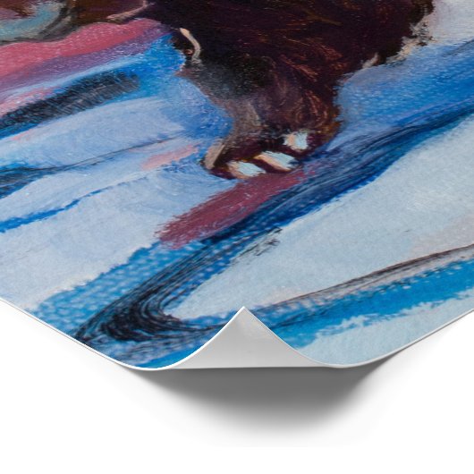 Bruin Beer in Utah, dat door de Rocks loopt Poster (Hoek)