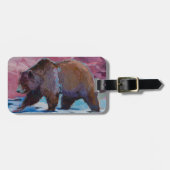 Bruin Beer in Utah, rondlopend door de Rocks Bagagelabel (Voorkant horizontaal)