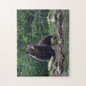 Bruin beer legpuzzel (Verticaal)