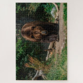Bruin Beer Legpuzzel (Verticaal)