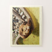 Bruin beer legpuzzel (Verticaal)