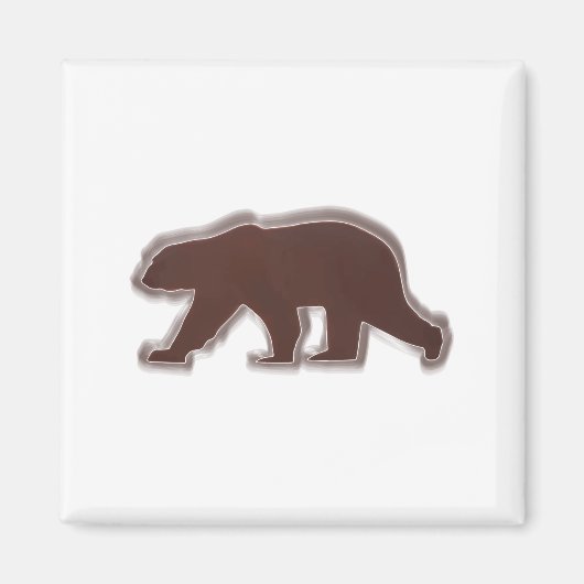 Bruin Beer Magneet (Voorkant)