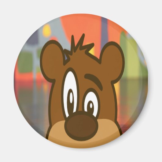 Bruin Beer Magneet (Voorkant)