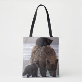Bruin Beer | Nationaal park Lake Clark Tote Bag (Voorkant)
