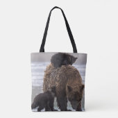 Bruin Beer | Nationaal park Lake Clark Tote Bag (Achterkant)