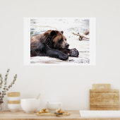 Bruin Beer Poster (Keuken)