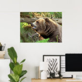 Bruin Beer Poster (Thuiskantoor)