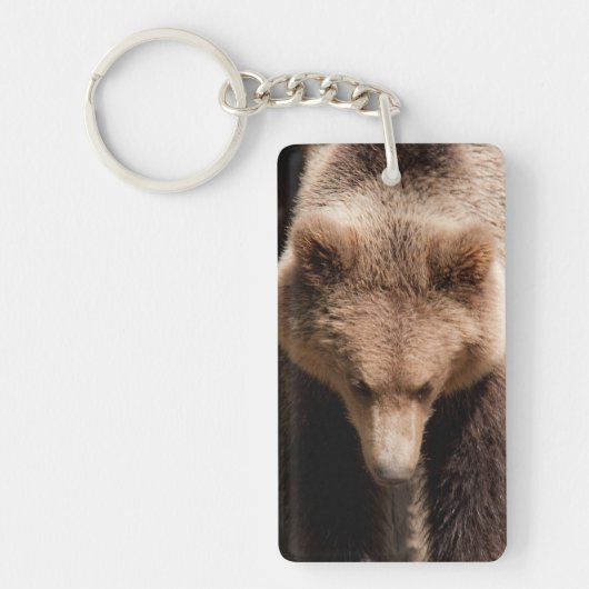 Bruin beer sleutelhanger (Voorkant)