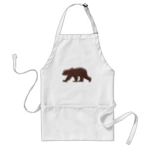 Bruin Beer Standaard Schort