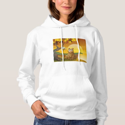 Bruin Beer Sunset Hoodie (Voorkant)
