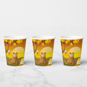 Bruin Beer Sunset Papieren Bekers