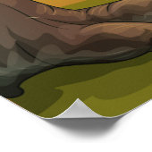 Bruin Beer Sunset Poster (Hoek)