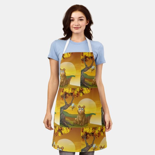 Bruin Beer Sunset Schort (Gedragen)