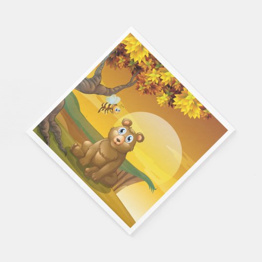 Bruin Beer Sunset Servet (Hoek)