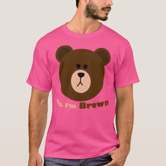 Bruin Beer T-shirt (Voorkant)