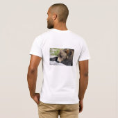 Bruin beer t-shirt (Achterkant volledig)