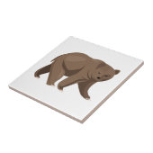 Bruin Beer Tegeltje (Zijkant)