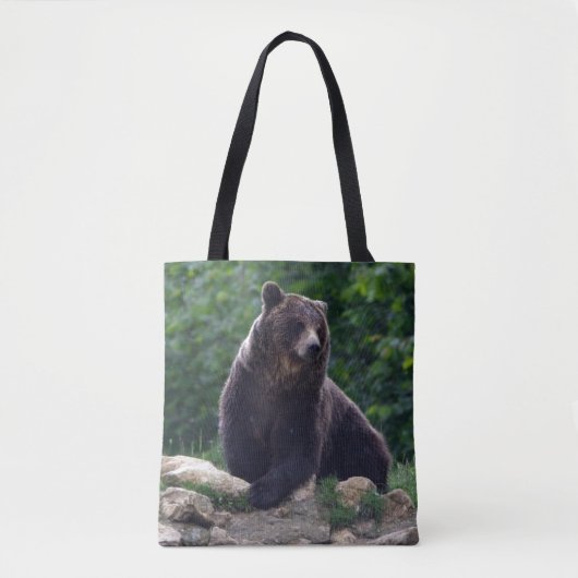 Bruin beer tote bag (Voorkant)