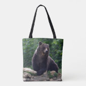 Bruin beer tote bag (Achterkant)