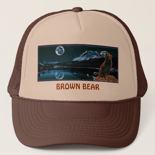 Bruin Beer Trucker Pet (Voorkant)