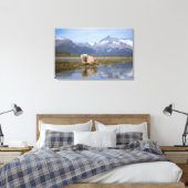 bruin beer, Ursus arctos, grizzly beer, Ursus 4 Canvas Afdruk (Insitu (Slaapkamer))