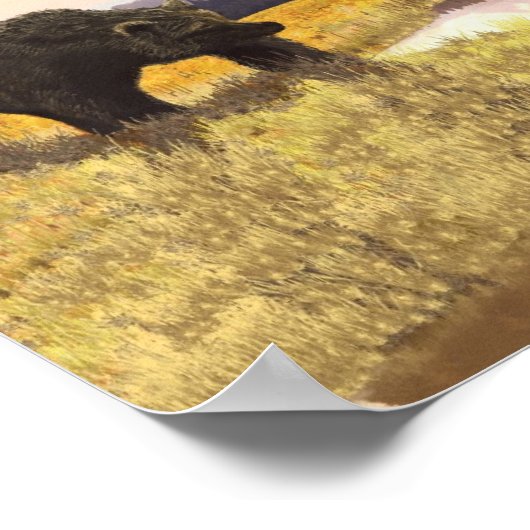 Bruin Beer vanmiddag Poster (Hoek)