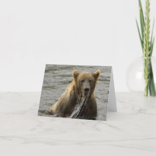 Bruin beer viskaart kaart