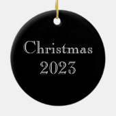 Bruin Beer voor de herfst Keramisch Ornament (Achterkant)